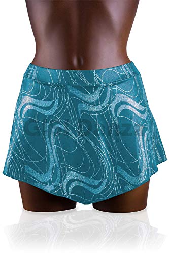 SKATE - Gonnellino in Lurex per Pattinaggio - 100% Made in Italy