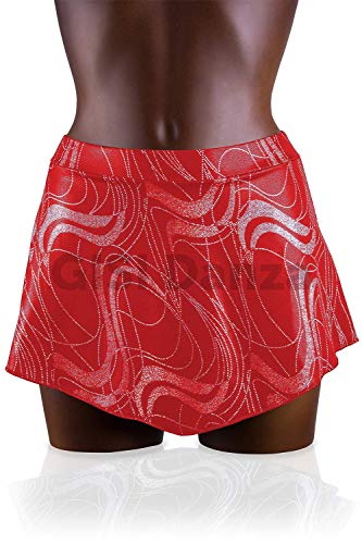 SKATE - Gonnellino in Lurex per Pattinaggio - 100% Made in Italy