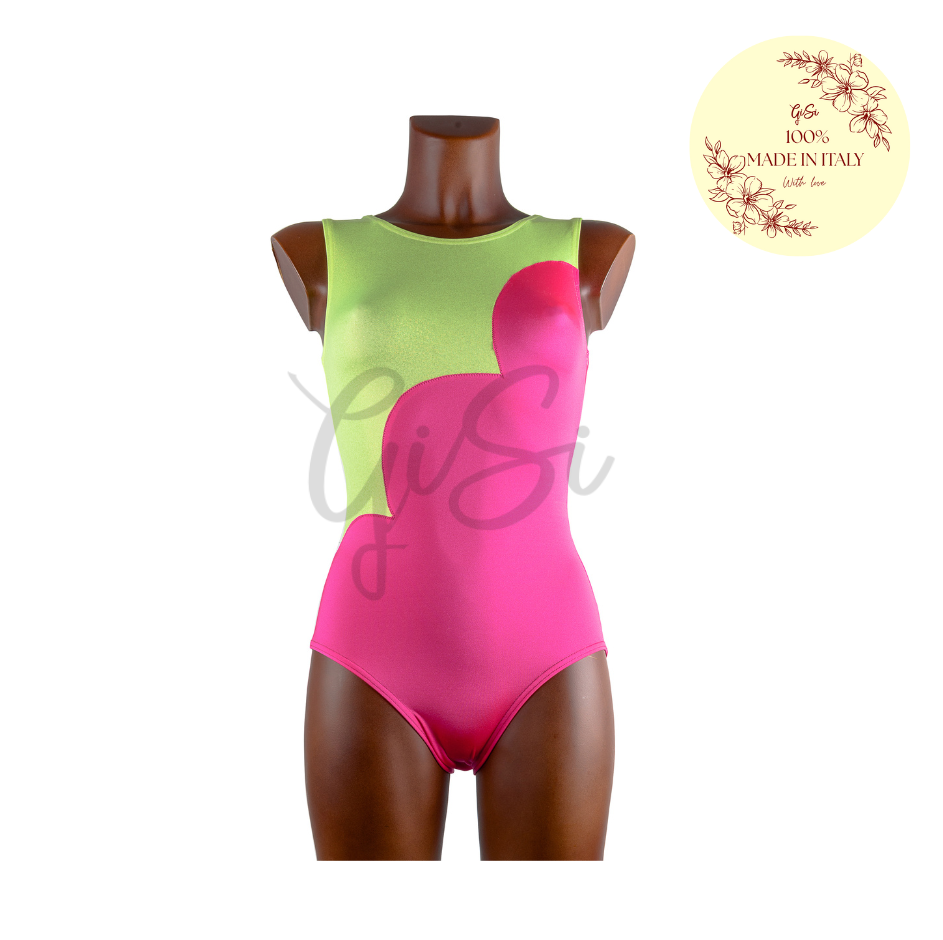 BUBBLE - Body in Lycra e Lurex 100% Made In Italy