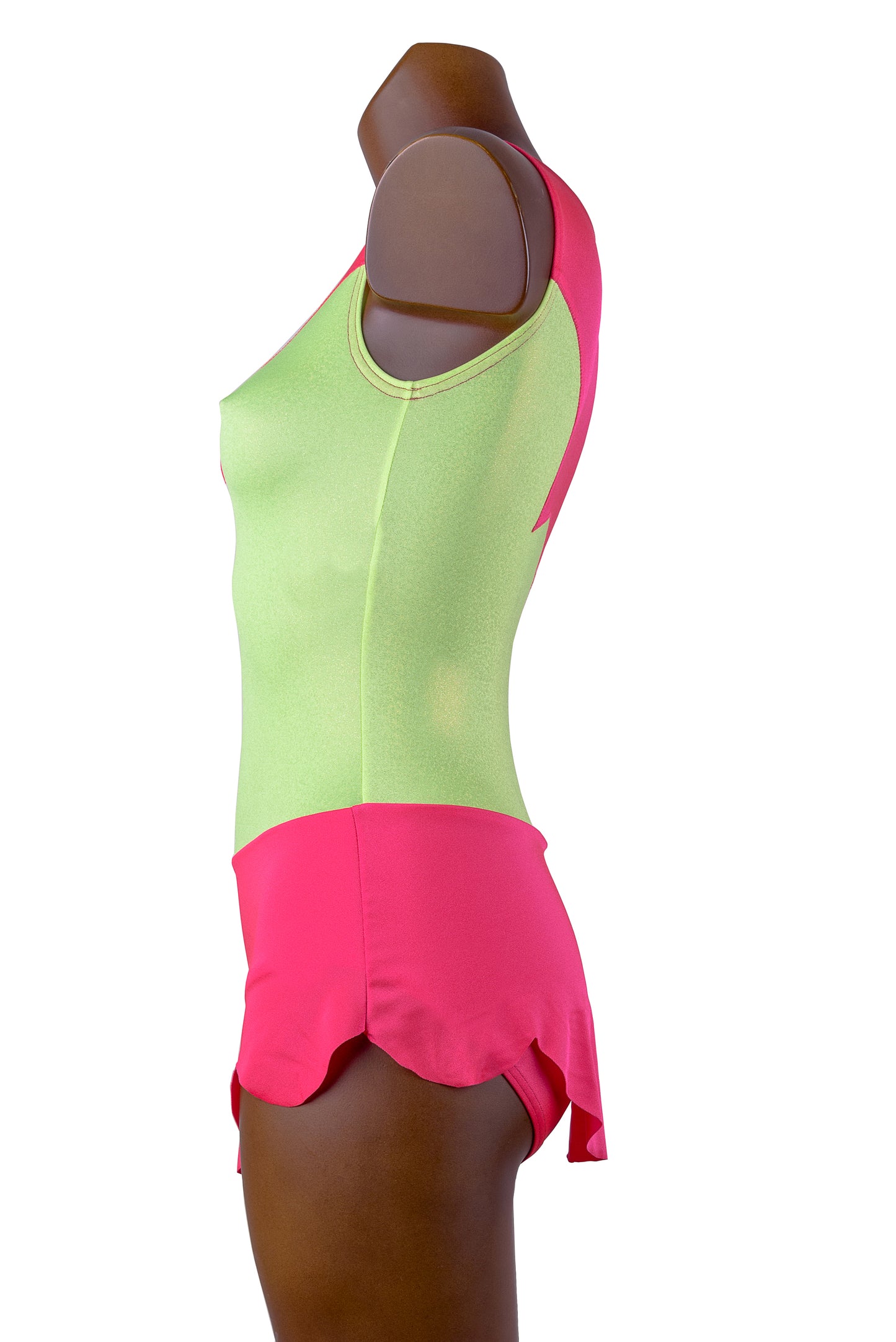 BUBBLE CON GONNELLINO - body con gonnellino in licra 100% Made In Italy