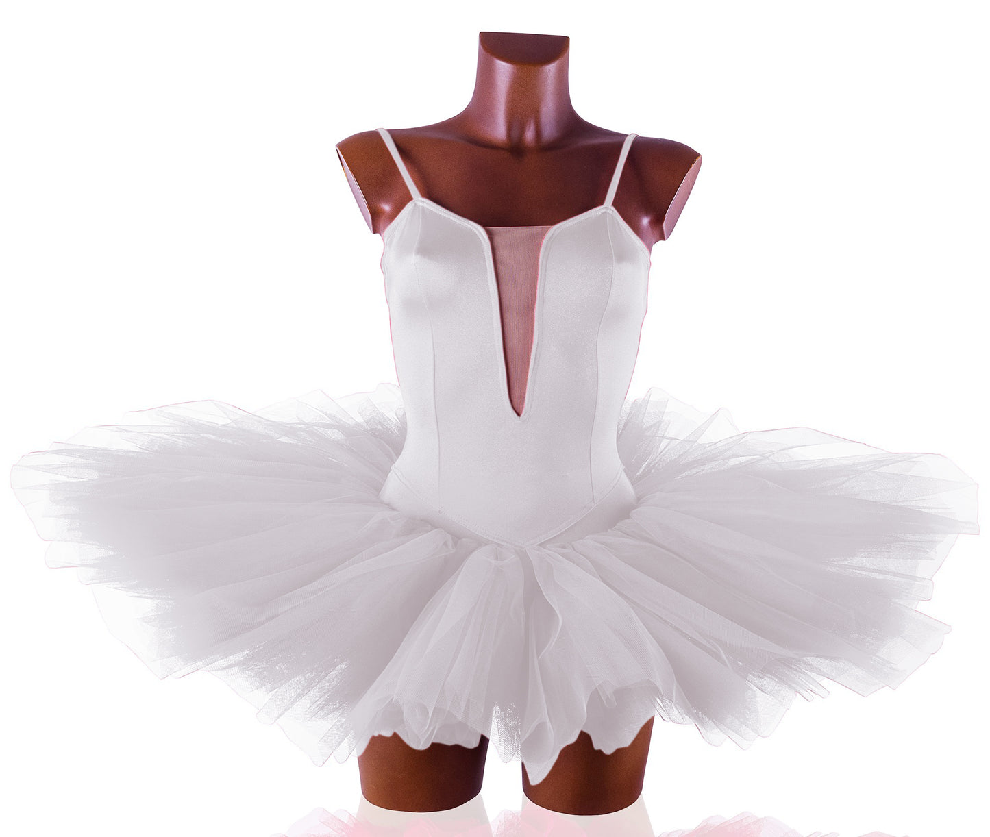 AMANDA - tutù in licra, rete e tulle rigido 100% Made In Italy