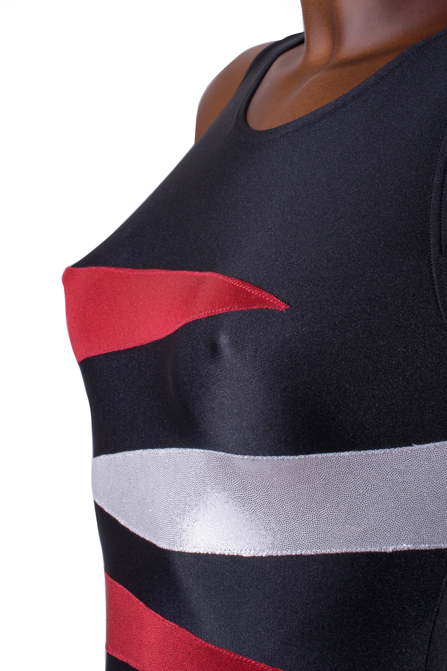 CROSS - Body in Lycra e Lurex per Ginnastica Artistica - Taglie dalla 38 alla L - 100% Made in Italy