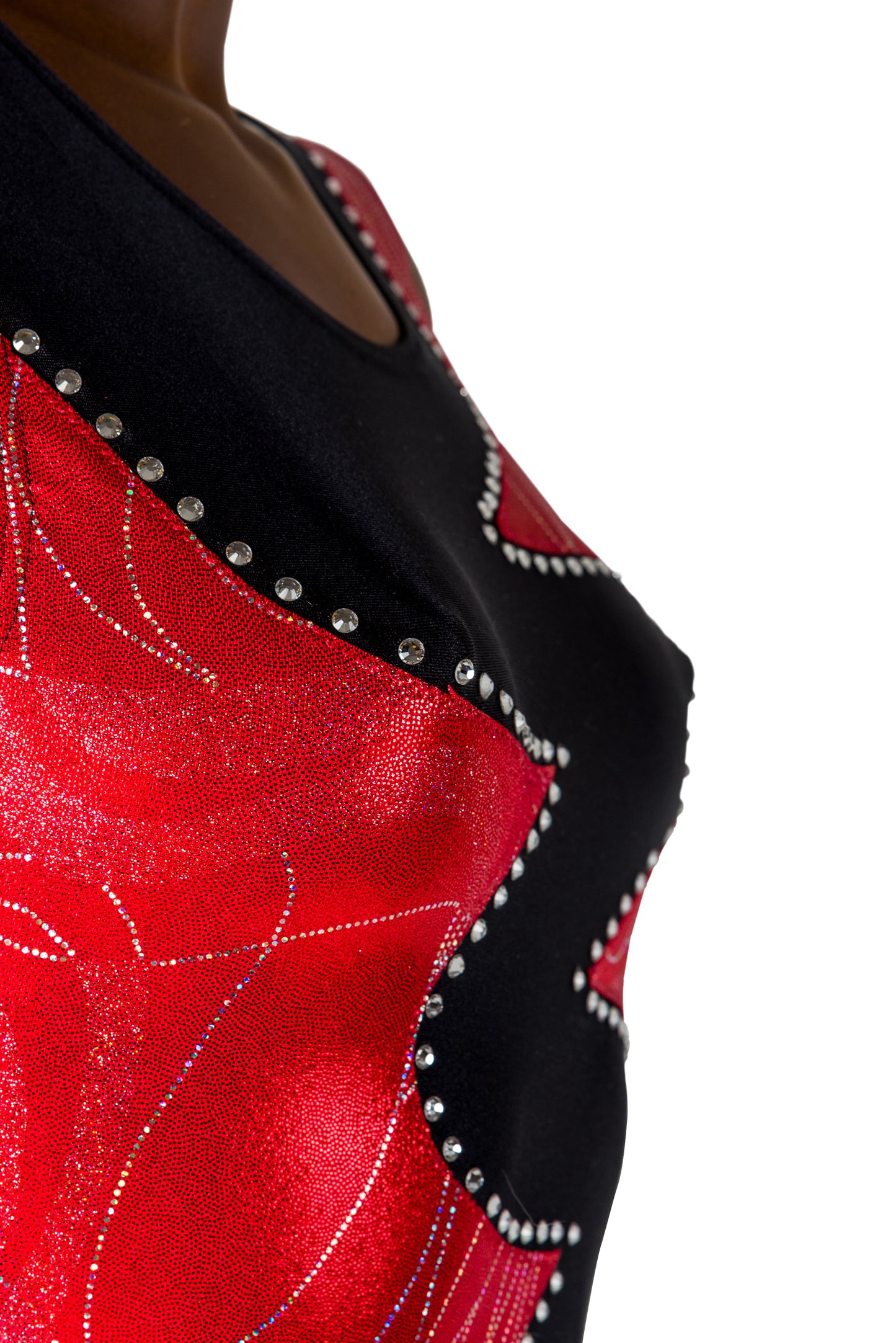 KATRINE - Body in Lycra e Lurex per Ginnastica Artistica - Taglie dalla 38 alla L - 100% Made in Italy