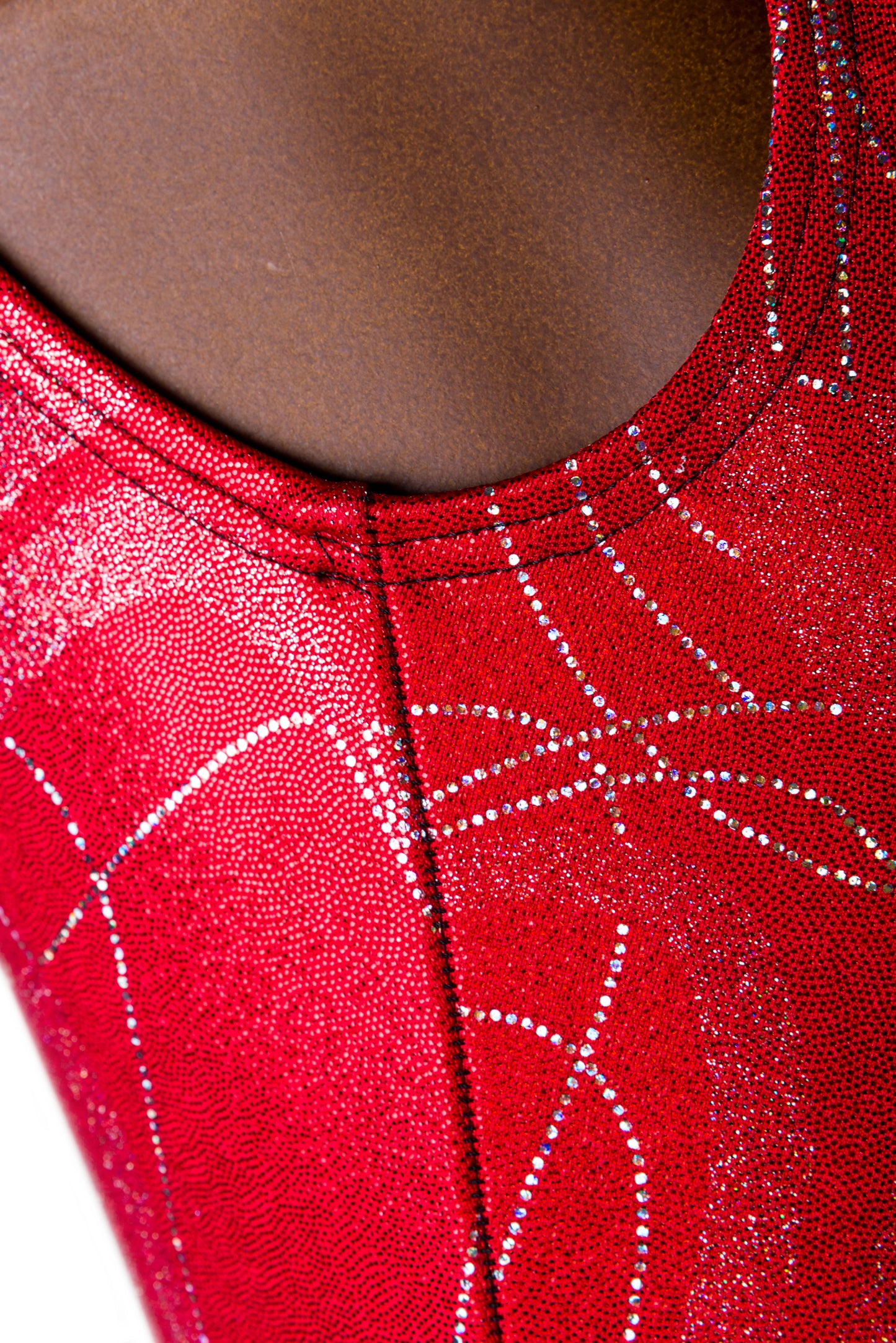 KATRINE - Body in Lycra e Lurex per Ginnastica Artistica - Taglie dalla 38 alla L - 100% Made in Italy