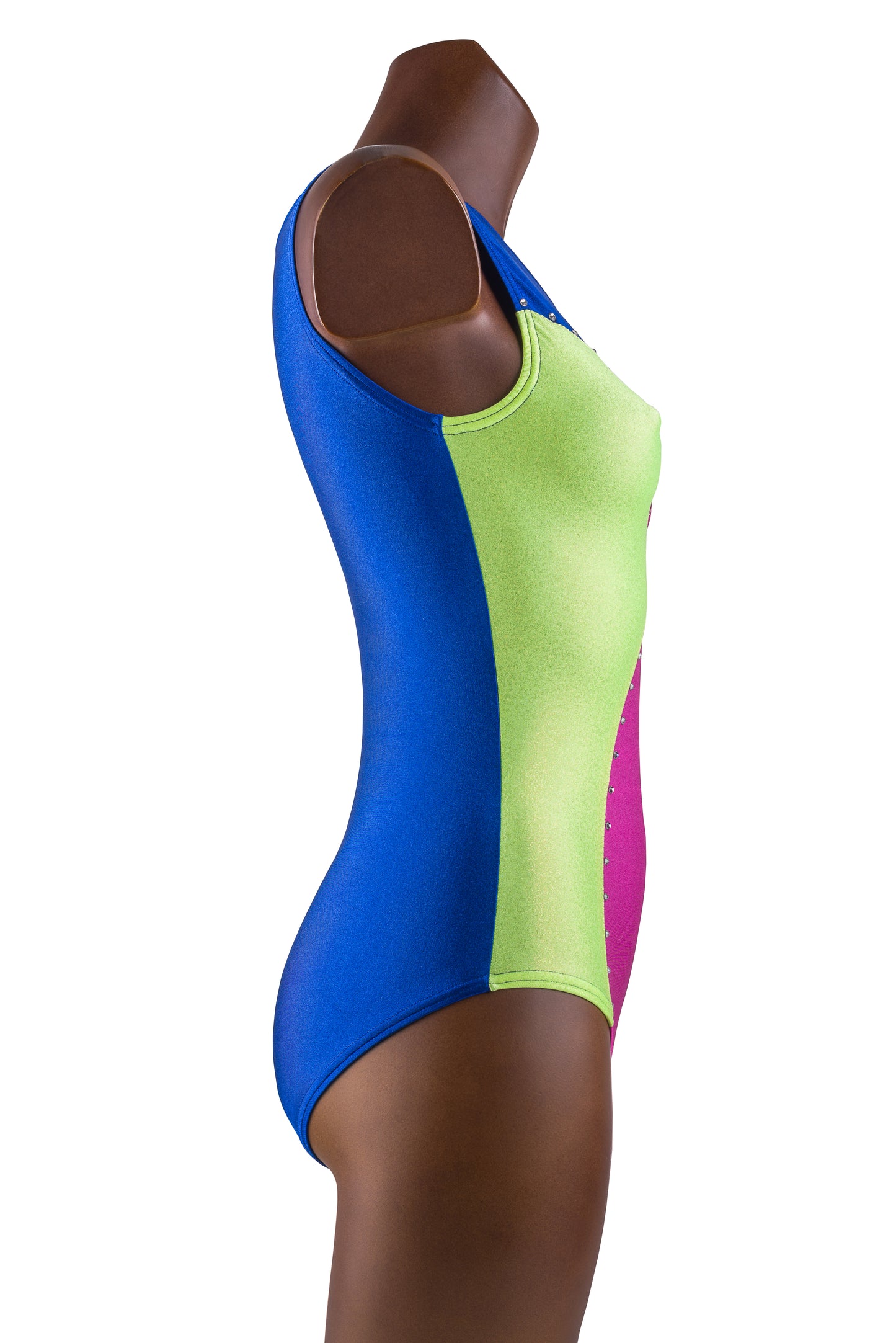 PIXIE - Body in Lycra e Lurex per Ginnastica Artistica - Taglie dalla 38 alla L - 100% Made in Italy