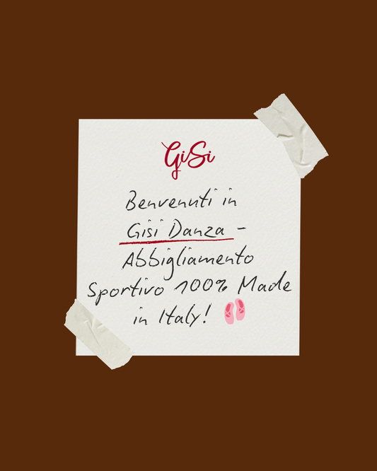 Benvenuti in Gisi Danza - Abbigliamento Sportivo 100% Made in Italy! 🩰