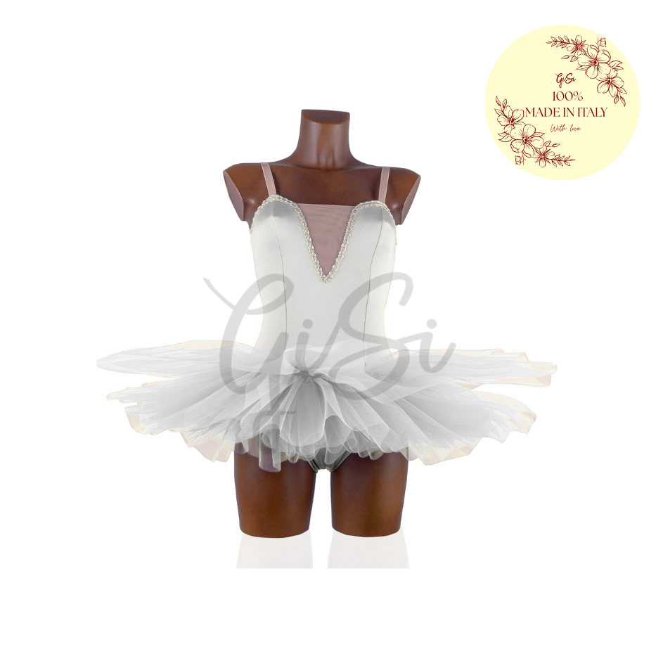 ALMA - tutù in licra, tulle e rete 100% Made In Italy