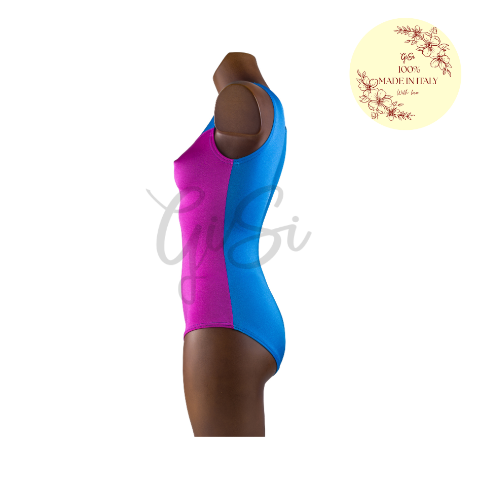 DREAM - Body in Lycra e Lurex per Ginnastica Artistica - Taglie dalla 38 alla L - 100% Made in Italy
