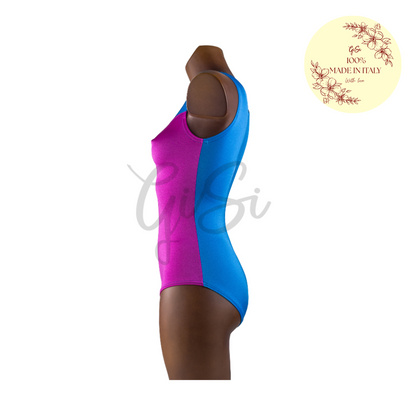 DREAM - Body in Lycra e Lurex per Ginnastica Artistica - Taglie dalla 38 alla L - 100% Made in Italy