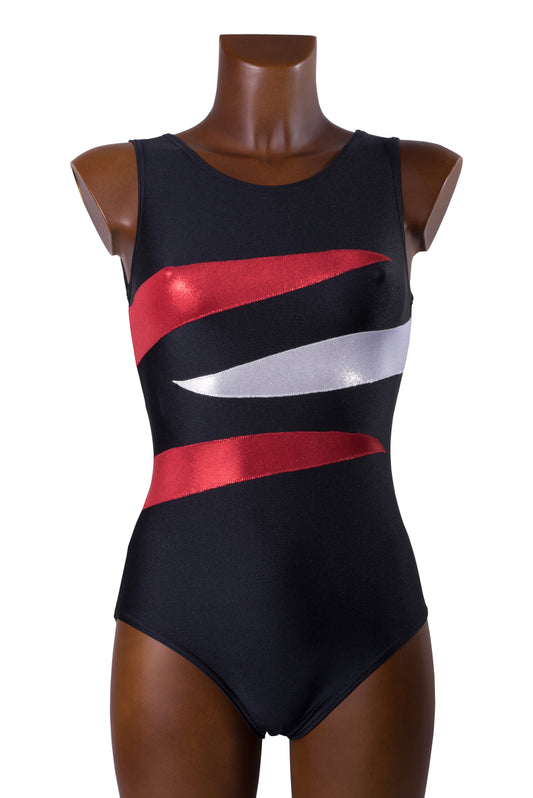 CROSS - Body in Lycra e Lurex per Ginnastica Artistica - Taglie dalla 38 alla L - 100% Made in Italy