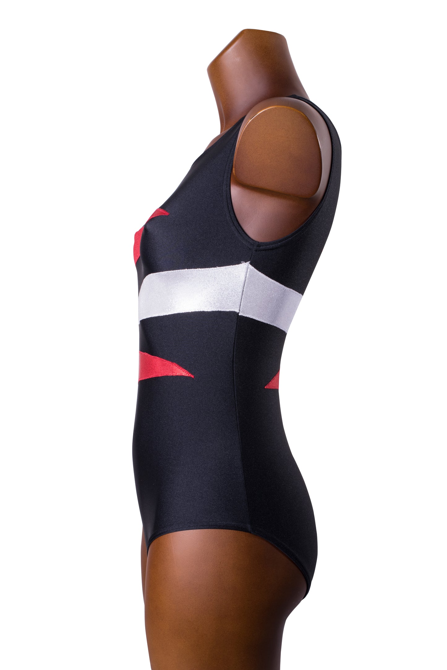 CROSS - Body in Lycra e Lurex per Ginnastica Artistica - Taglie dalla 38 alla L - 100% Made in Italy