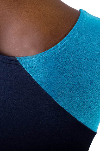 STRIPES - Body in Lycra e Lurex per Ginnastica Artistica - Taglie dalla 38 alla L - 100% Made in Italy
