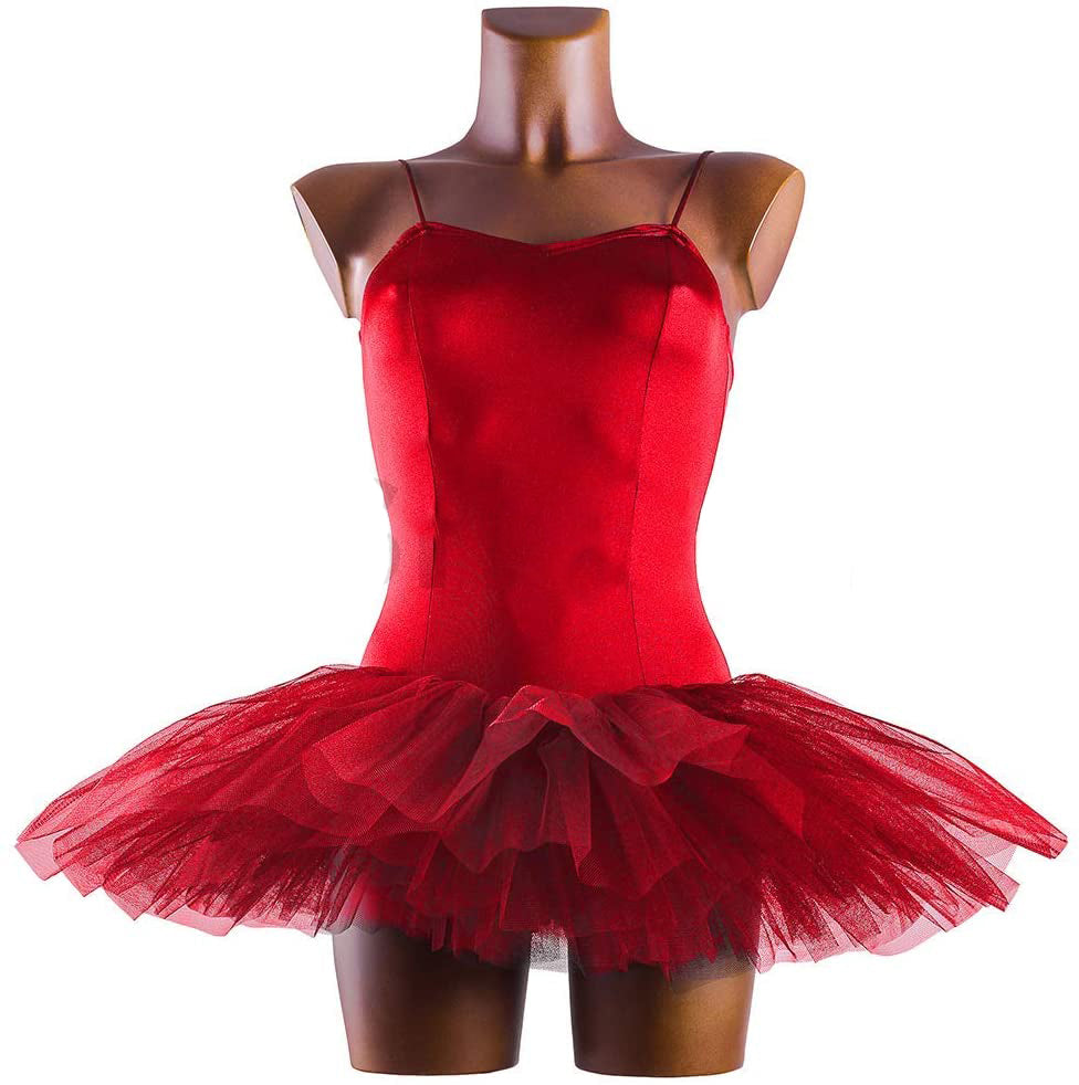 DAFNE - tutù in licra e tulle rigido 100% Made In Italy