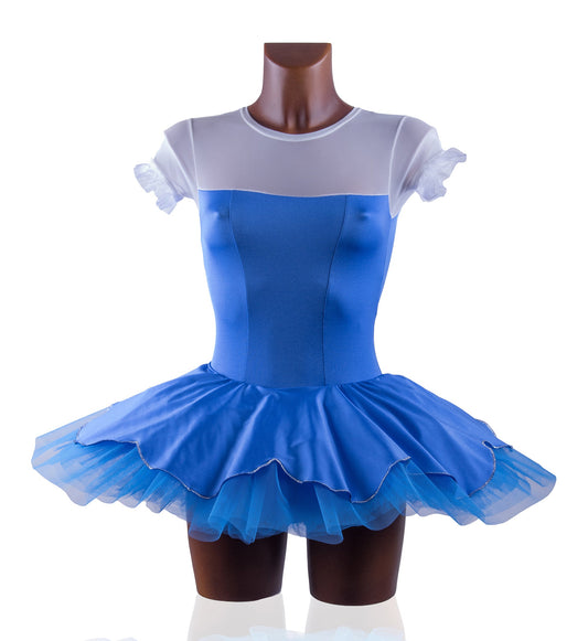 MARGHERITA - tutù in licra e tulle rigido 100% Made In Italy