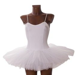 DAFNE - tutù in licra e tulle rigido 100% Made In Italy