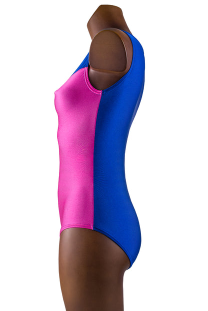 PIXIE - Body in Lycra e Lurex per Ginnastica Artistica - Taglie dalla 38 alla L - 100% Made in Italy